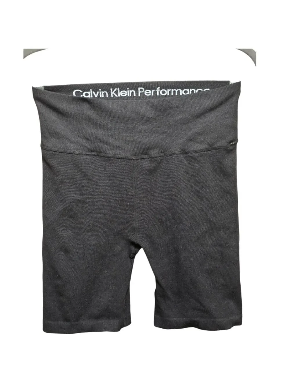 Calvin Klein Performance Ribbed Bike Shorts - Picture 2 of 3